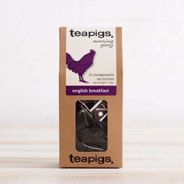 Teapigs English Breakfast Tea Bags - Premium Black Tea Blend for Morning Energy & Focus - Perfect for Breakfast, Office, or Afternoon Relaxation