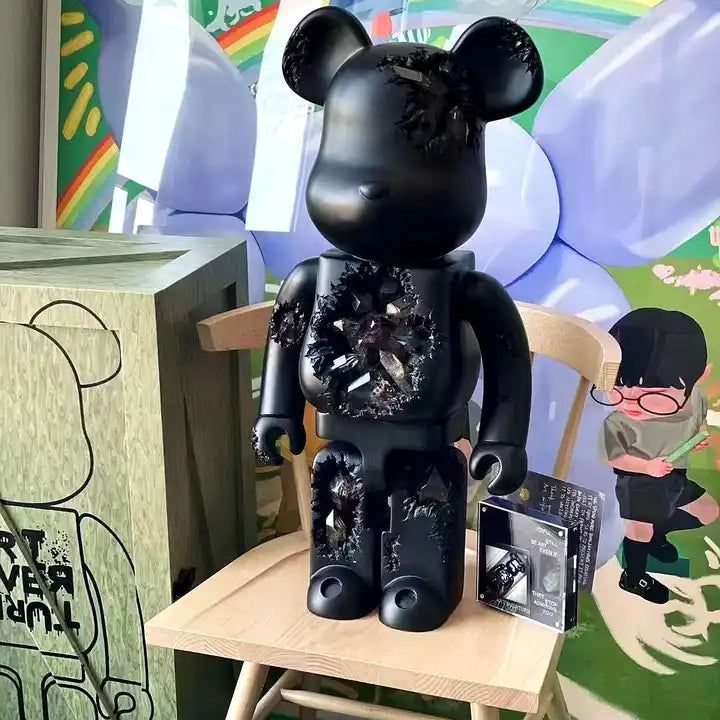 Bearbrick Violent Bear Collectible Art Toy - Unique Designer Vinyl Figure for Home Decor, Office Display & Gifts