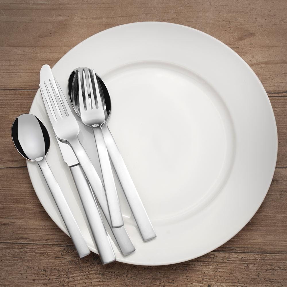 20-Piece Stainless Steel Flatware Set - Service for 4 - Elegant Dinnerware Cutlery Set for Everyday Use & Formal Dining - Perfect for Restaurants, Weddings & Home Entertaining