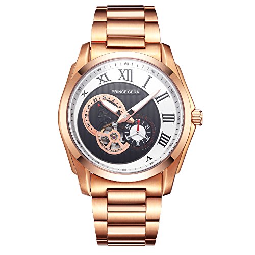 Rose Gold & Black Dial 1