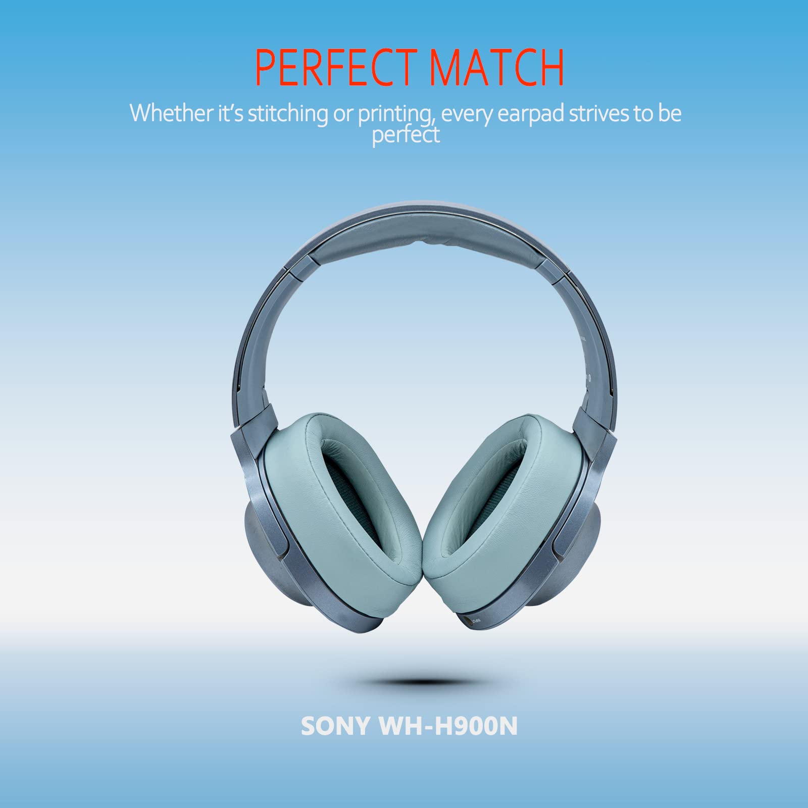 Premium Replacement Ear Pads for Sony WH-H900N & MDR-100ABN Headphones - Soft Memory Foam Protein Leather Cushions - Comfortable Over-Ear Earpads (Green) - Perfect for Gaming, Travel & Noise Isolation