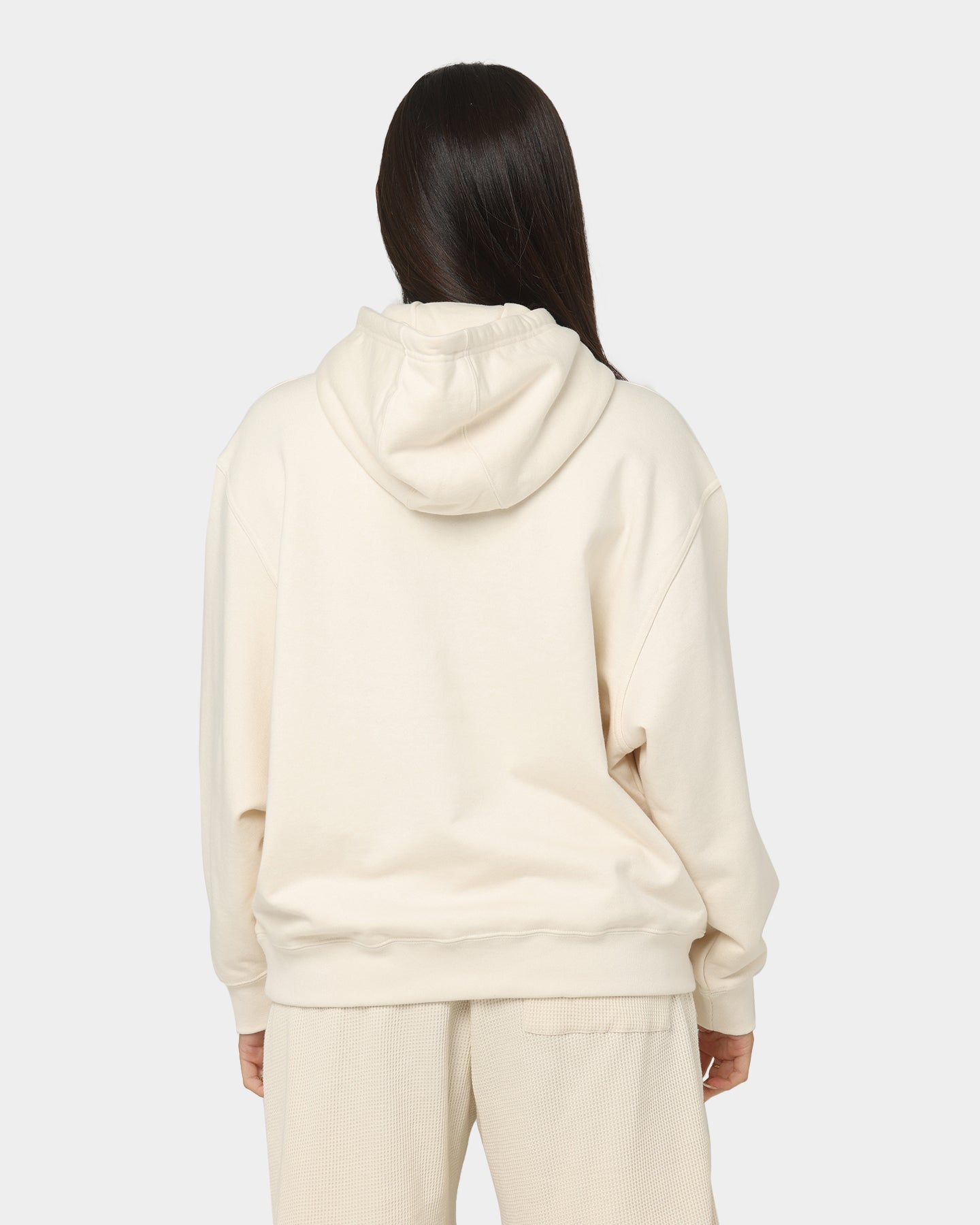 Adidas Women's No Dye Hoodie - Eco-Friendly Undyed Cotton Sweatshirt for Casual Wear & Gym Workouts