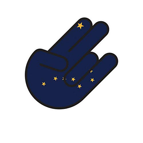 EW Designs Alaska Shocker Sticker - Premium Vinyl Decal for Cars, Trucks & Laptops - 5