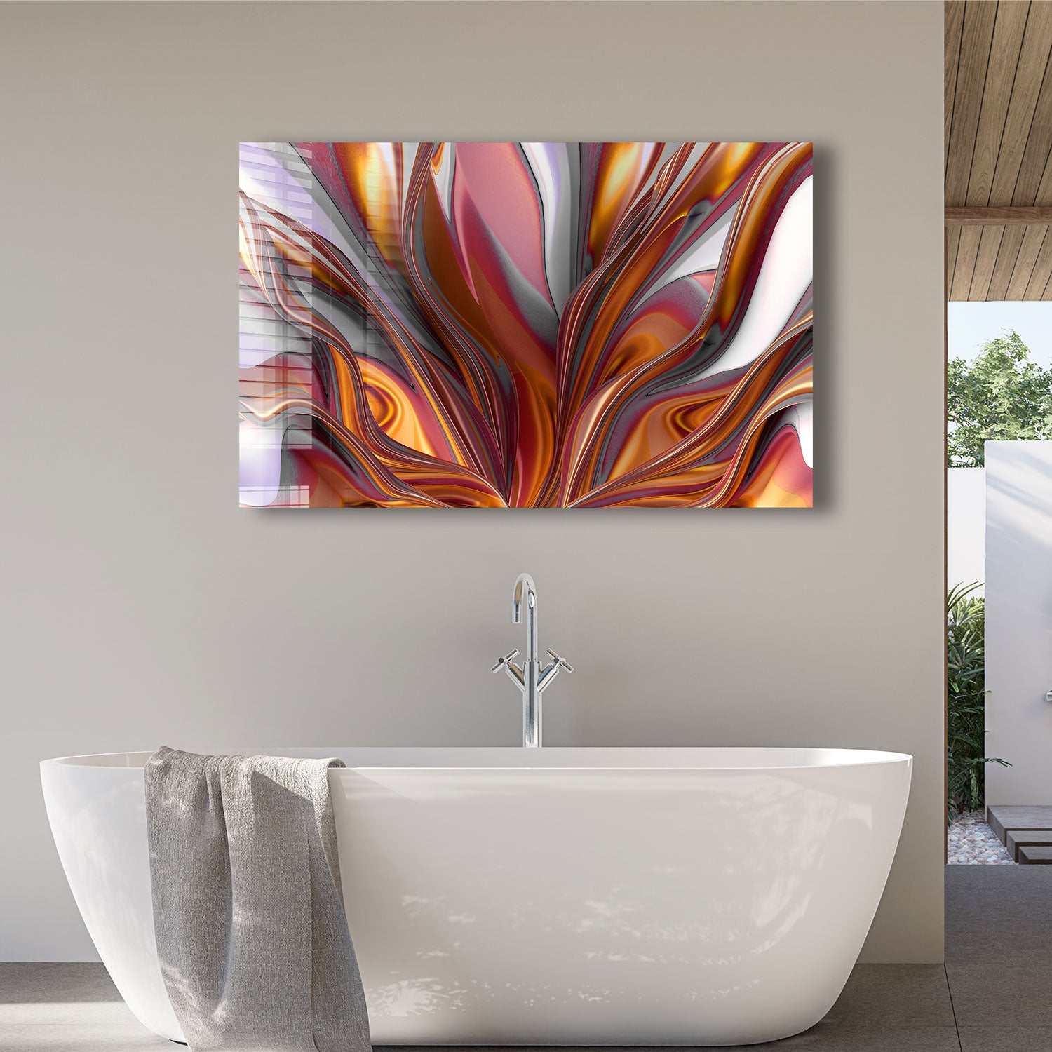 Abstract Roots - Unique Handmade Boho Wall Art Decor for Home & Office - Perfect for Living Room, Bedroom, or Gift Giving
