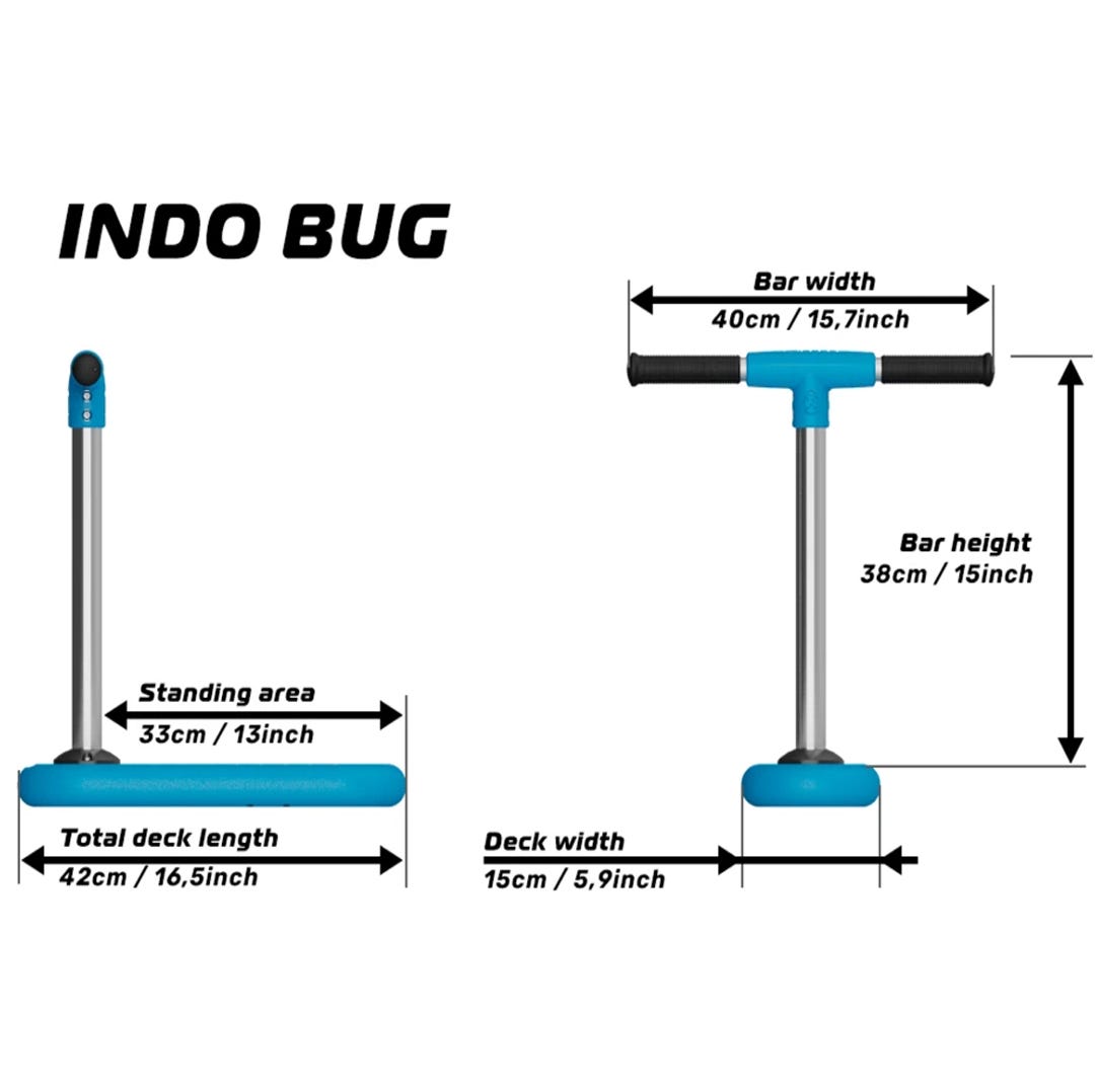 Indo Bug Trampoline Scooter for Kids - Fun Outdoor Play Equipment for Backyard & Park Adventures