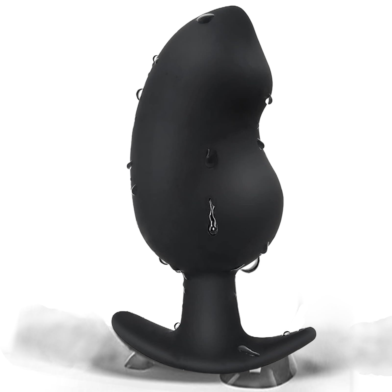 Premium Silicone Anal Plugs Set - Comfortable Butt Plugs for Anal Training & Prostate Stimulation, Curved Base & Slender Waist Design for Long-Term Wear - Perfect for Couples Play, BDSM & Solo Pleasure