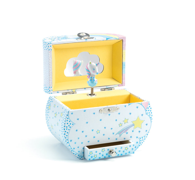 Djeco Unicorn's Dream Music Box - Magical Melody Jewelry Box for Girls | Perfect Gift for Birthdays, Christmas & Bedtime Lullabies