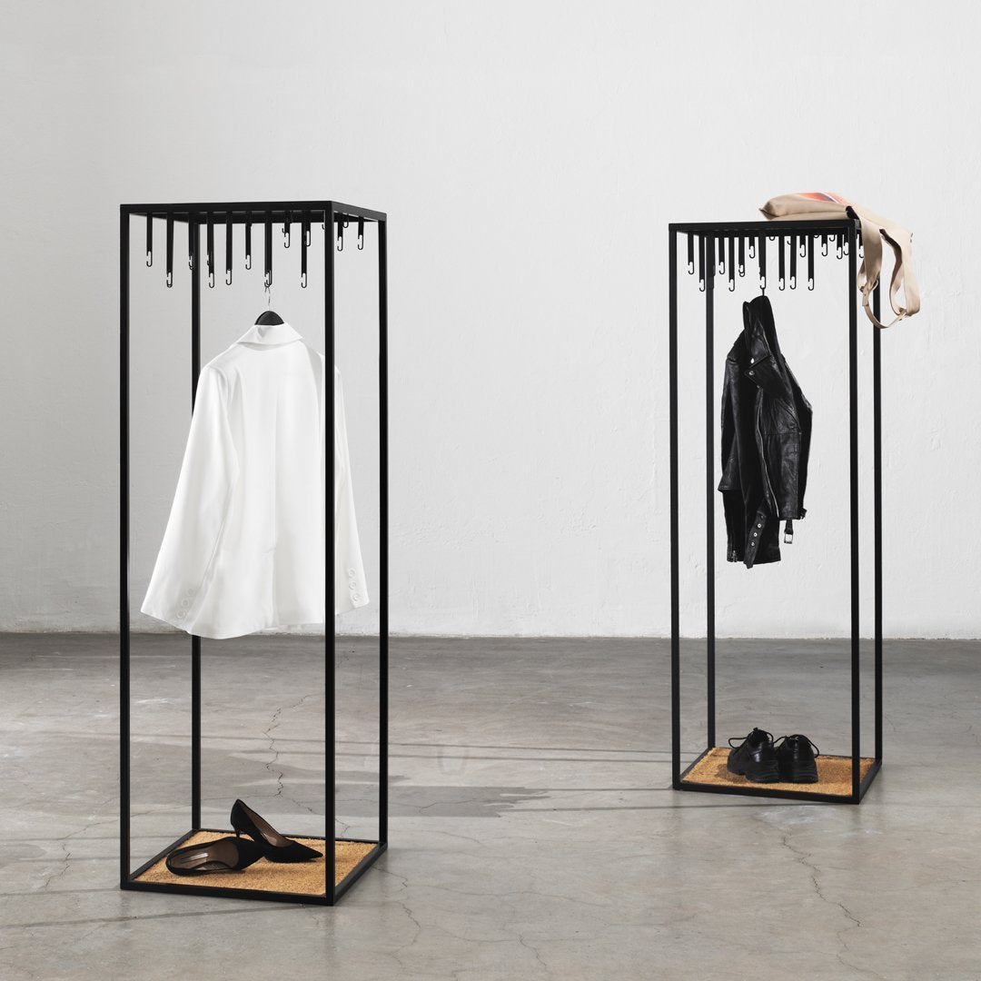 Atelier Floor Hanger - Heavy Duty Clothes Rack for Bedroom, Living Room & Closet Organization | Space Saving Garment Stand for Drying Laundry, Storing Coats & Displaying Outfits
