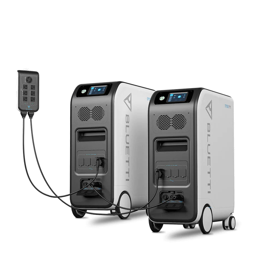Bluetti EP500 5100Wh 2000W Solar Generator Portable Power Station with Custom Solar Panel Bundle - Perfect for Camping, RV Trips, and Emergency Backup Power