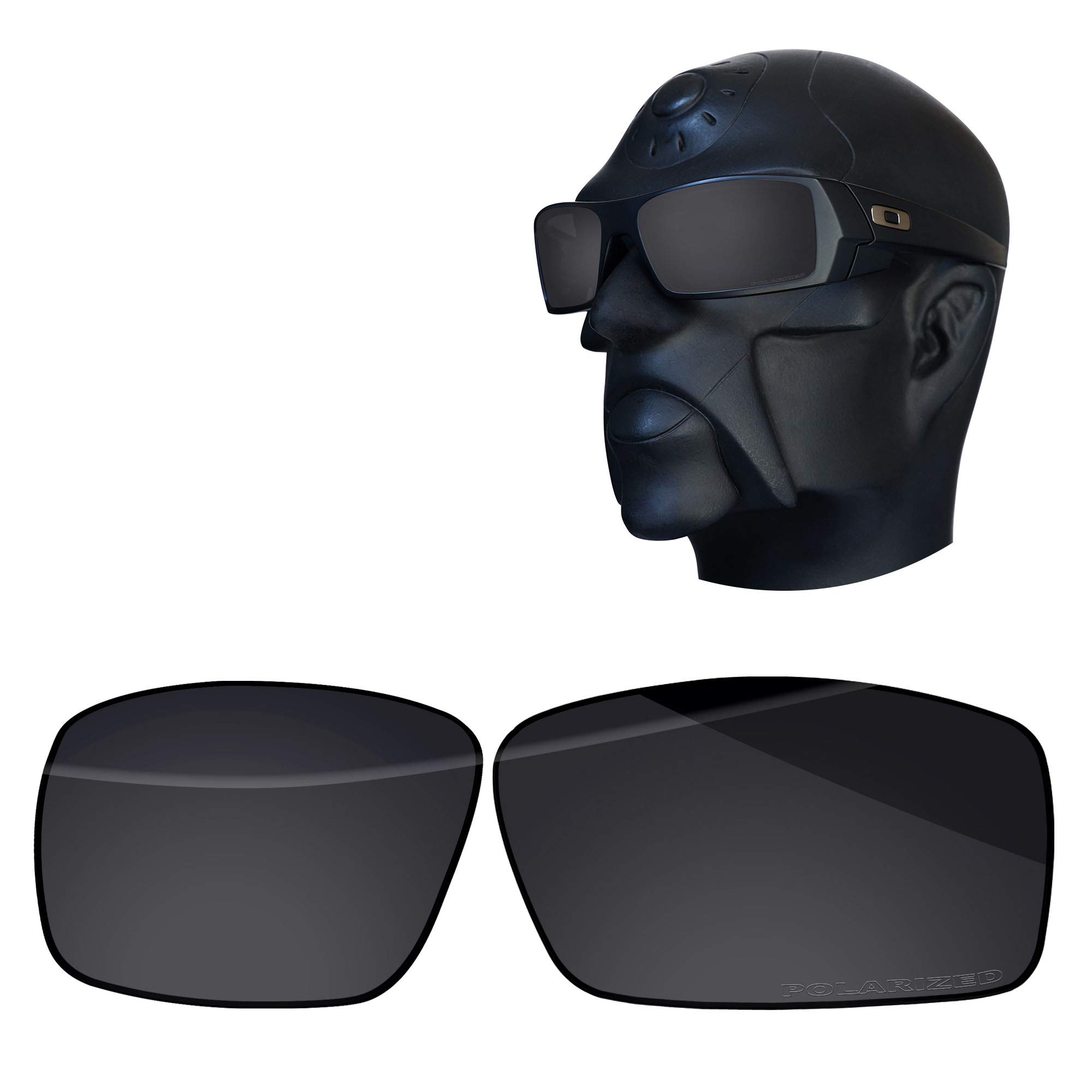 Ensky HardyShield Replacement Lenses for Oakley Gascan Sunglasses - Durable UV Protection Lens Set for Sports & Outdoor Activities