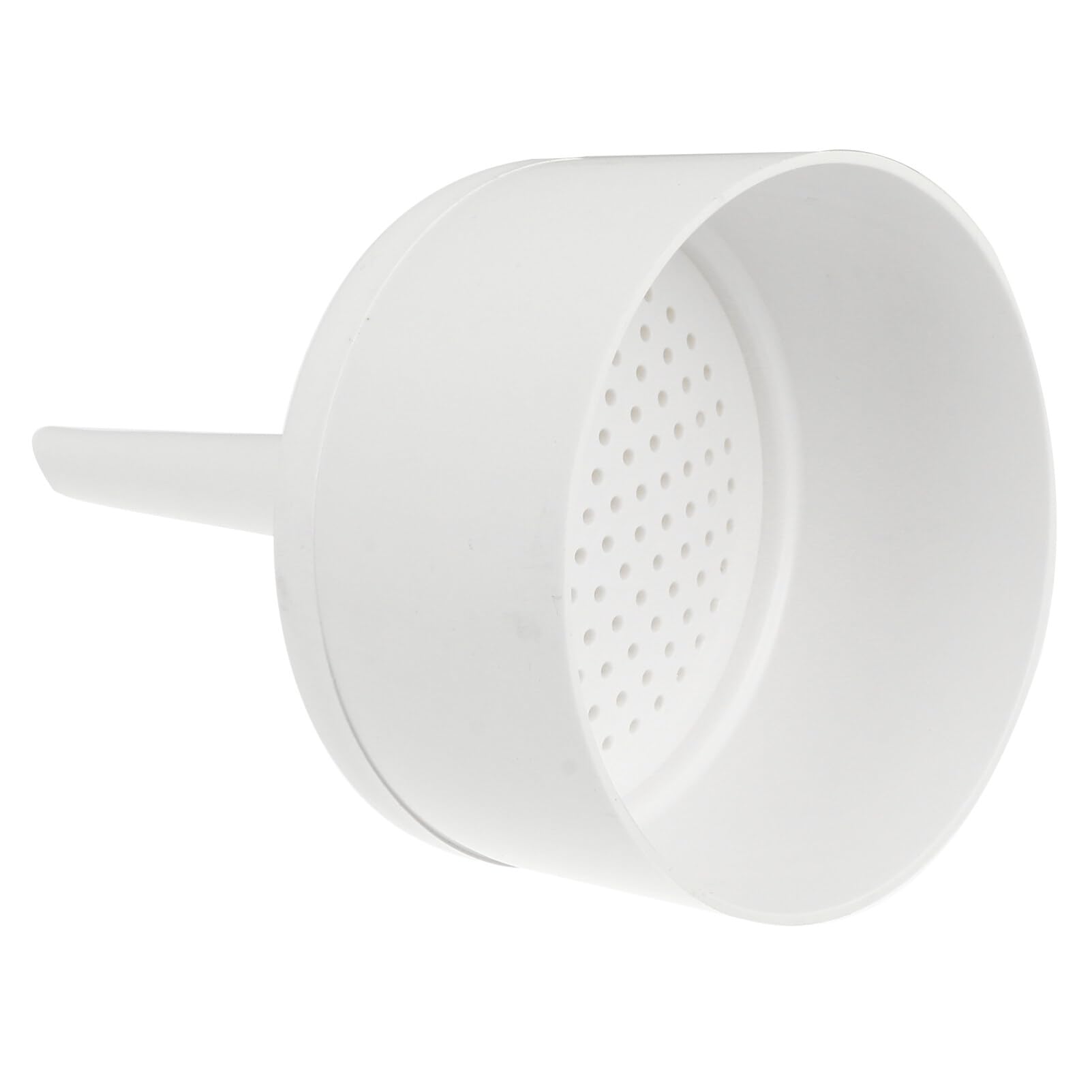 Premium Plastic Buchner Funnel with Filter - Lab Grade Vacuum Filtration for Chemistry Experiments, Home Brewing & Essential Oil Extraction