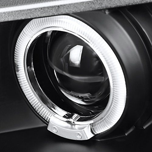 Spec-D Tuning 2LHP-CV064JM-TM Black Dual Halo LED Projector Headlights for Honda Civic 4D - High Performance Lighting Upgrade for Night Driving & Custom Car Styling