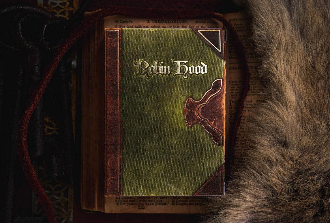 Robin Hood Themed Collectible Playing Cards - Signed Edition | Perfect for Card Games, Magic Tricks & Gift Giving