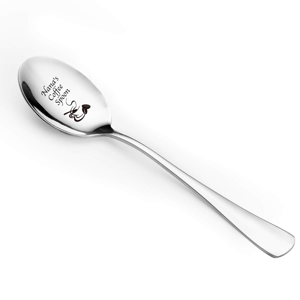 Funny Engraved Coffee Spoon - Best Nana Gift for Coffee Lovers (Mother's Day/Birthday/Christmas)