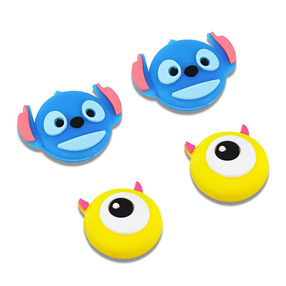 Viwind Soft Silicone Thumb Grip Caps for Nintendo Switch/OLED/Switch Lite - 3D Cute Joy-Con Joystick Cover (2-Pack) - Improve Gaming Comfort & Control for Long Play Sessions