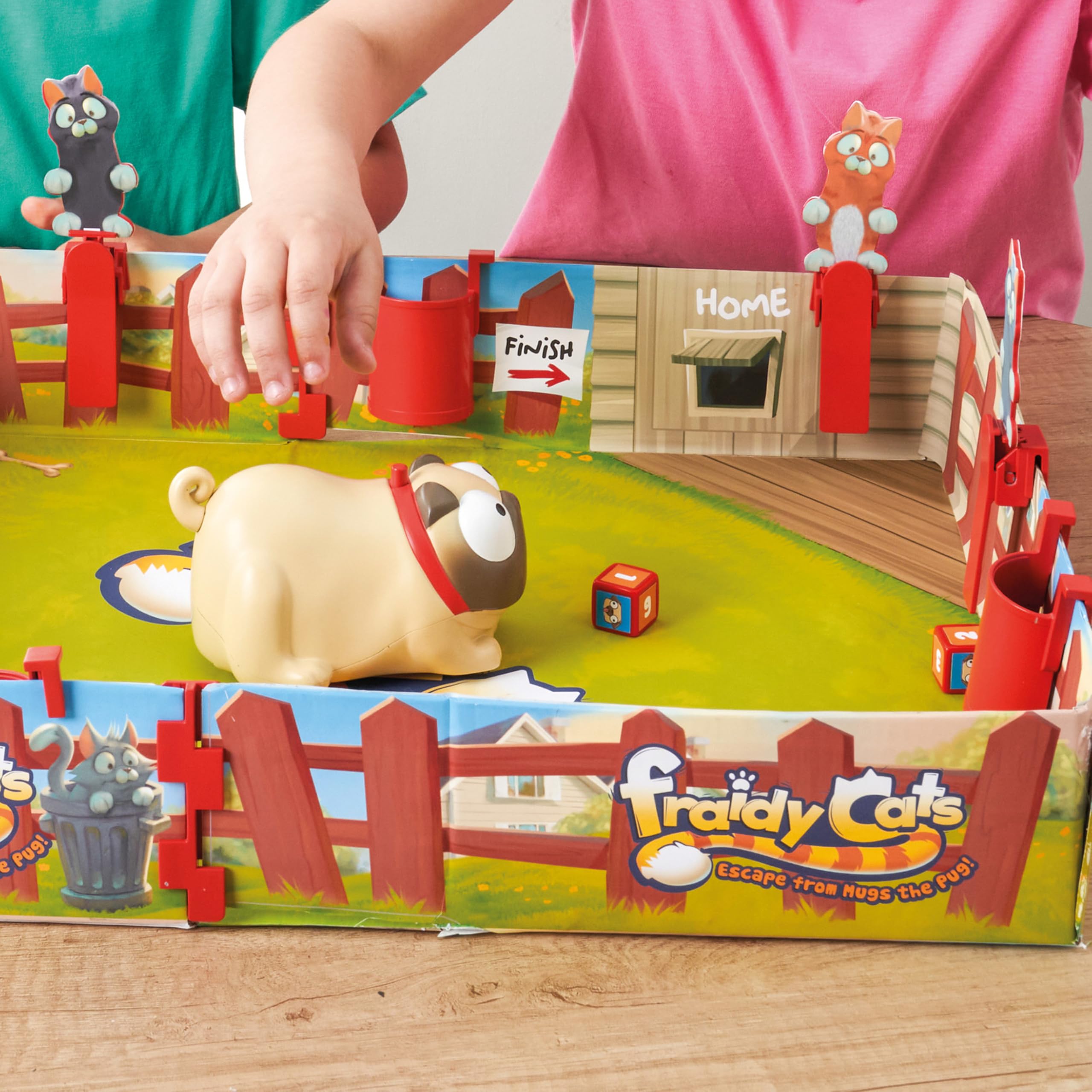 Fraidy Cats Interactive Board Game for Kids & Families - Fun Multiplayer Game for Ages 5+, Perfect for Family Game Night, Preschool Learning & Group Play - Great Gift for Kids Birthday Parties & Indoor Activities