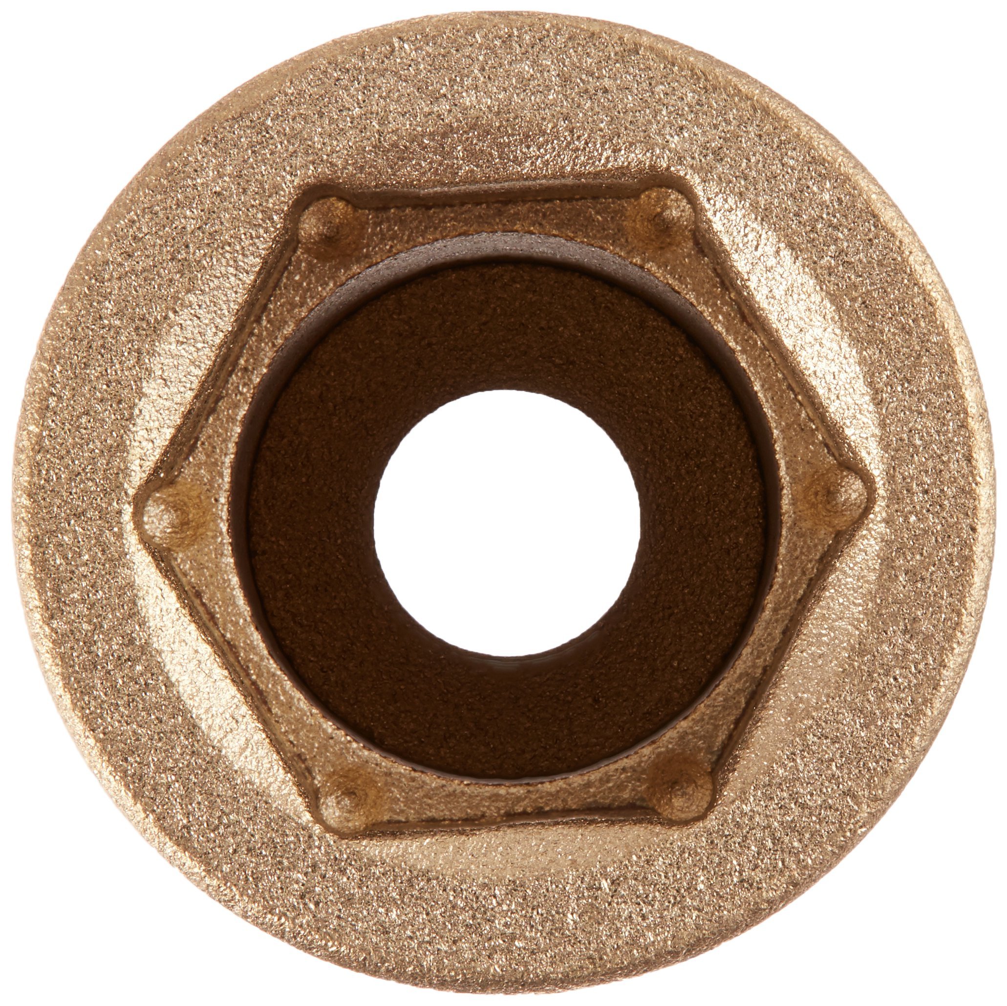 Ampco Safety Tools 1/4D 14mm Deep Well Socket - Non-Sparking, Non-Magnetic, Corrosion Resistant for Hazardous Environments | Ideal for Oil Refineries, Chemical Plants & Explosive Areas