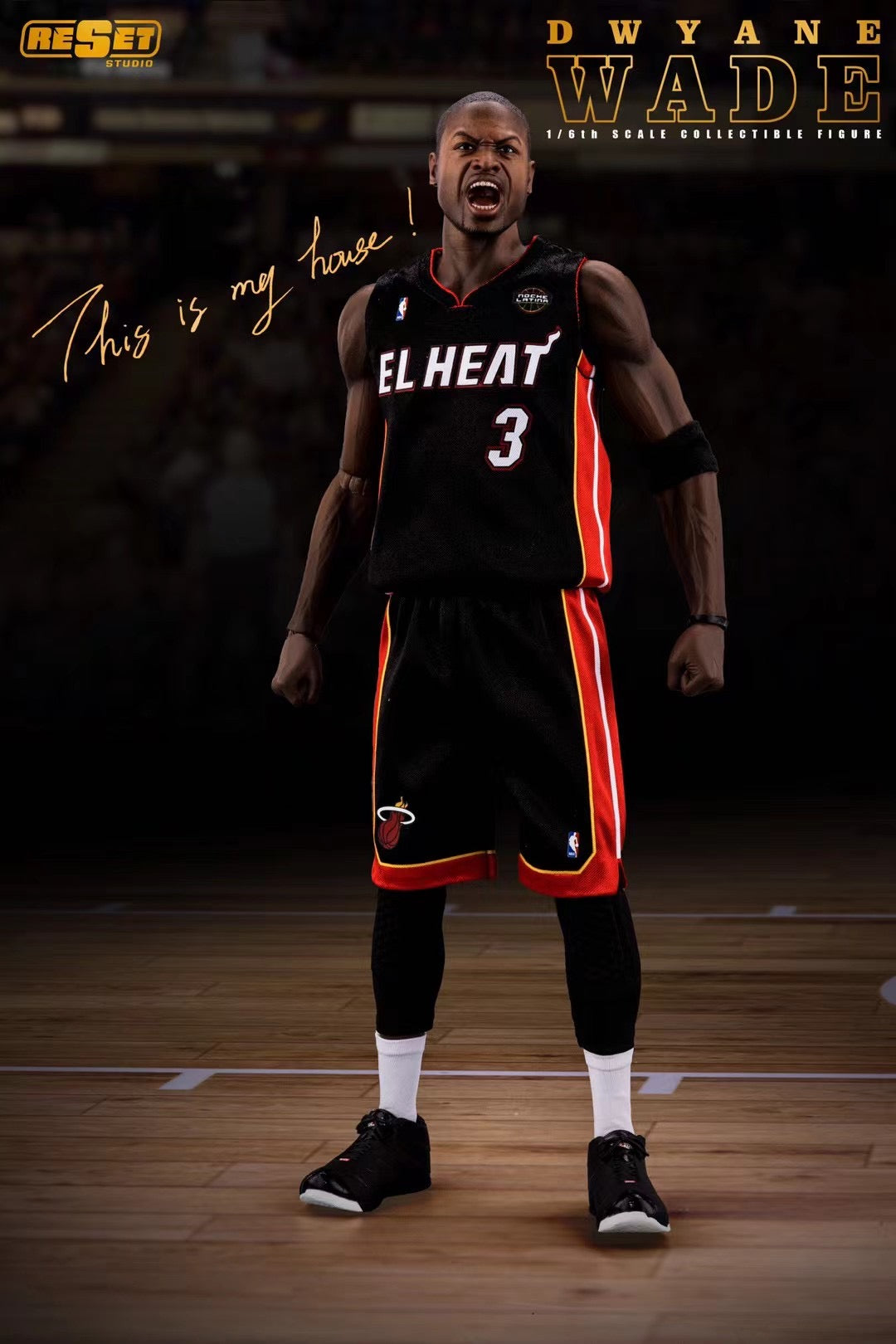Dwyane Wade NBA Basketball Jersey - Miami Heat Throwback Jersey for Men - Perfect for Games, Fan Events & Collectibles