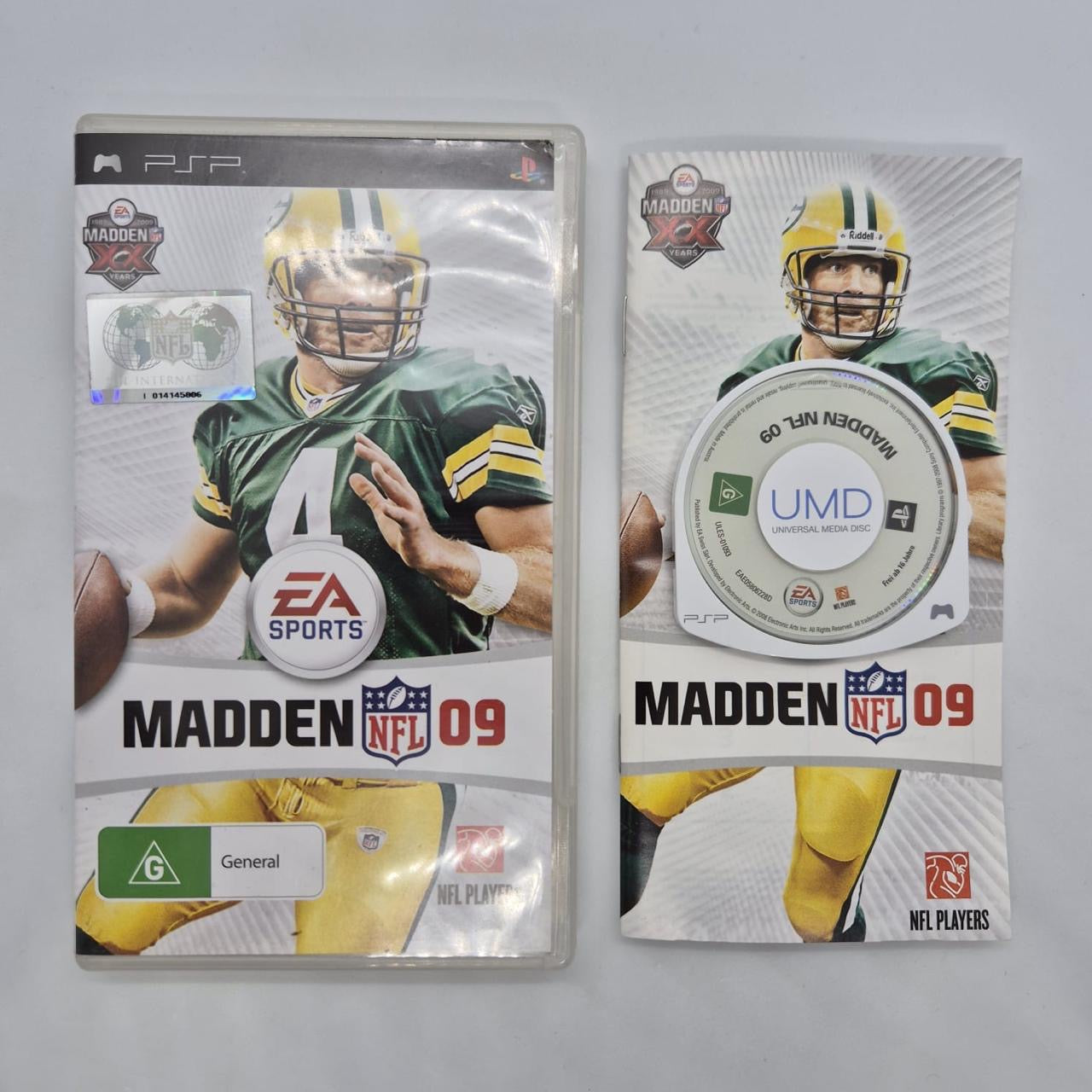 EA Sports Madden NFL 09 PSP Game - Authentic Playstation Portable Football Video Game with Original Manual | Perfect for NFL Fans & Portable Gaming Enthusiasts