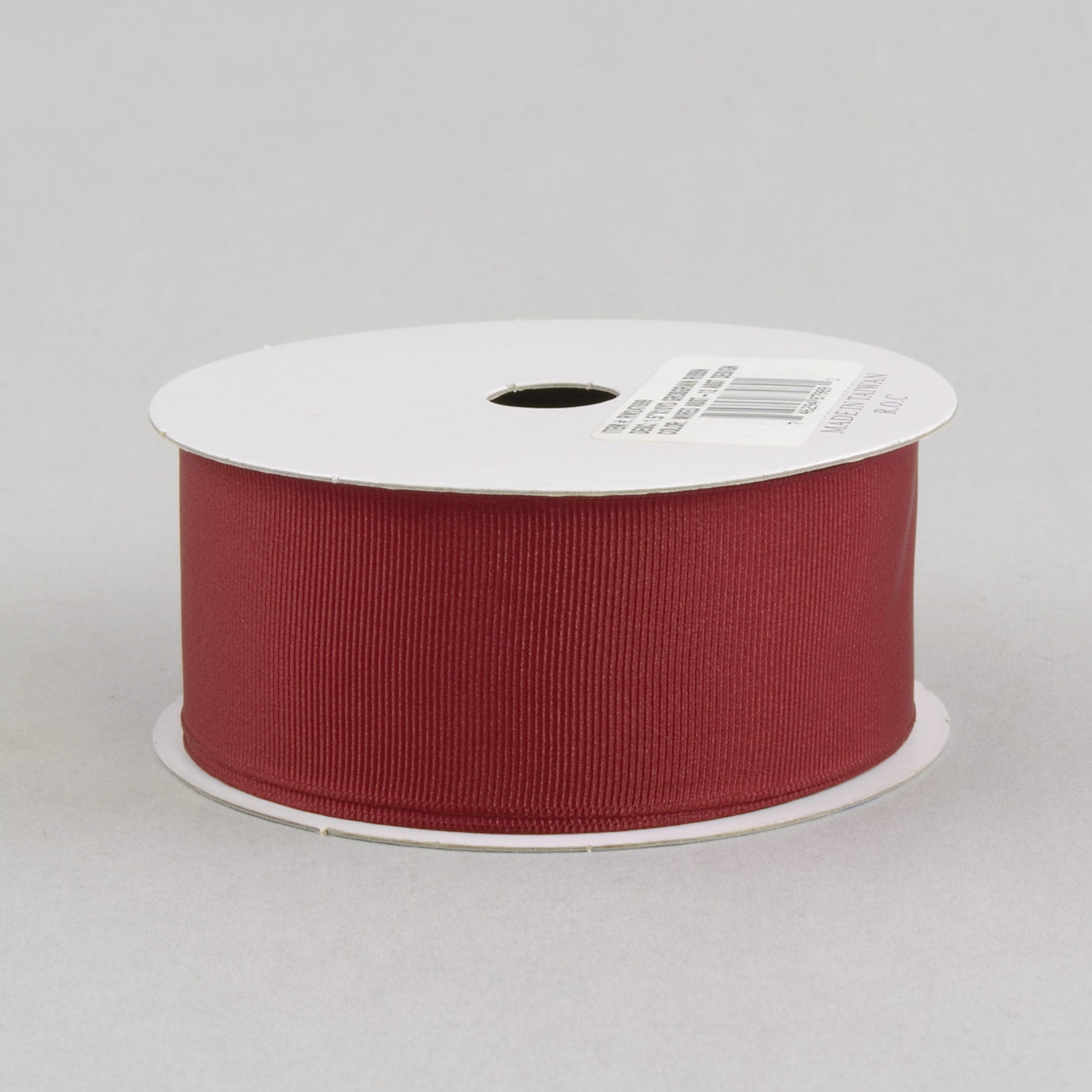 1.5 Inch Grosgrain Ribbon Wired - Burgundy Red Craft Ribbon (10 Yards) for Gift Wrapping, DIY Wedding Decorations & Hair Bows