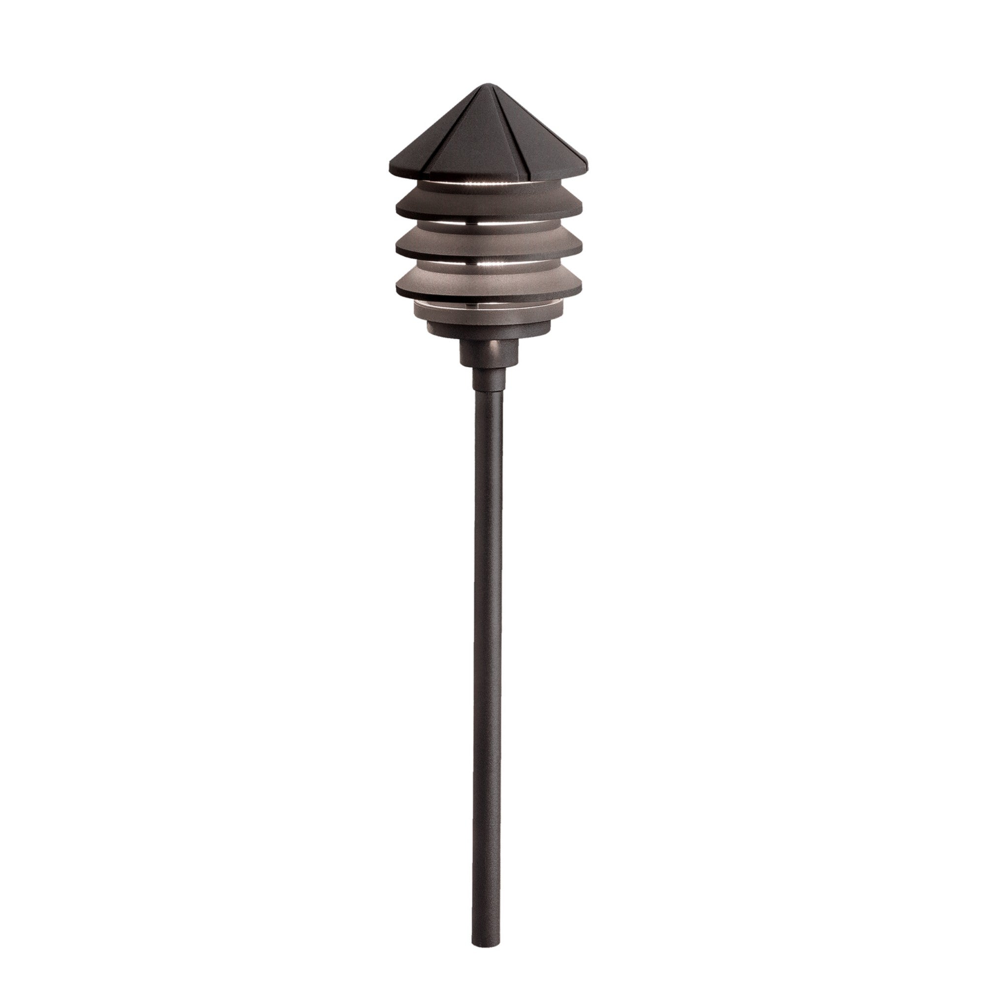 12V LED Three-Tier Pathway Lights - Outdoor Solar Garden Lights for Walkway, Driveway, Patio, and Yard Decoration - Weatherproof & Energy-Efficient Landscape Lighting