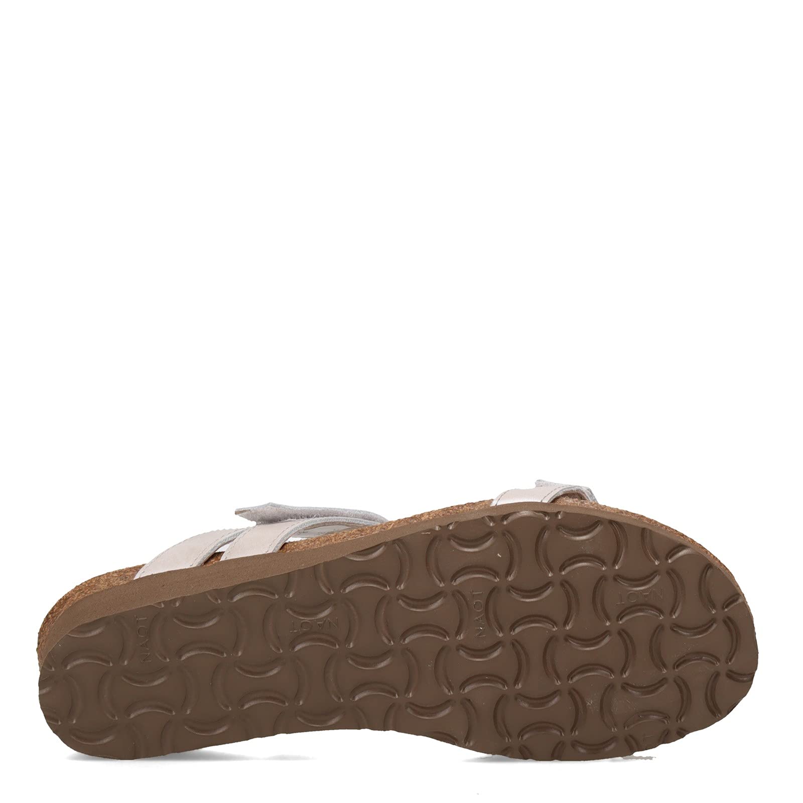 NAOT Women's Presley Slide Sandal - White Pearl/Quartz Leather - Comfortable Summer Slides for Women Size 4 W US - Perfect for Beach, Pool, and Casual Outings