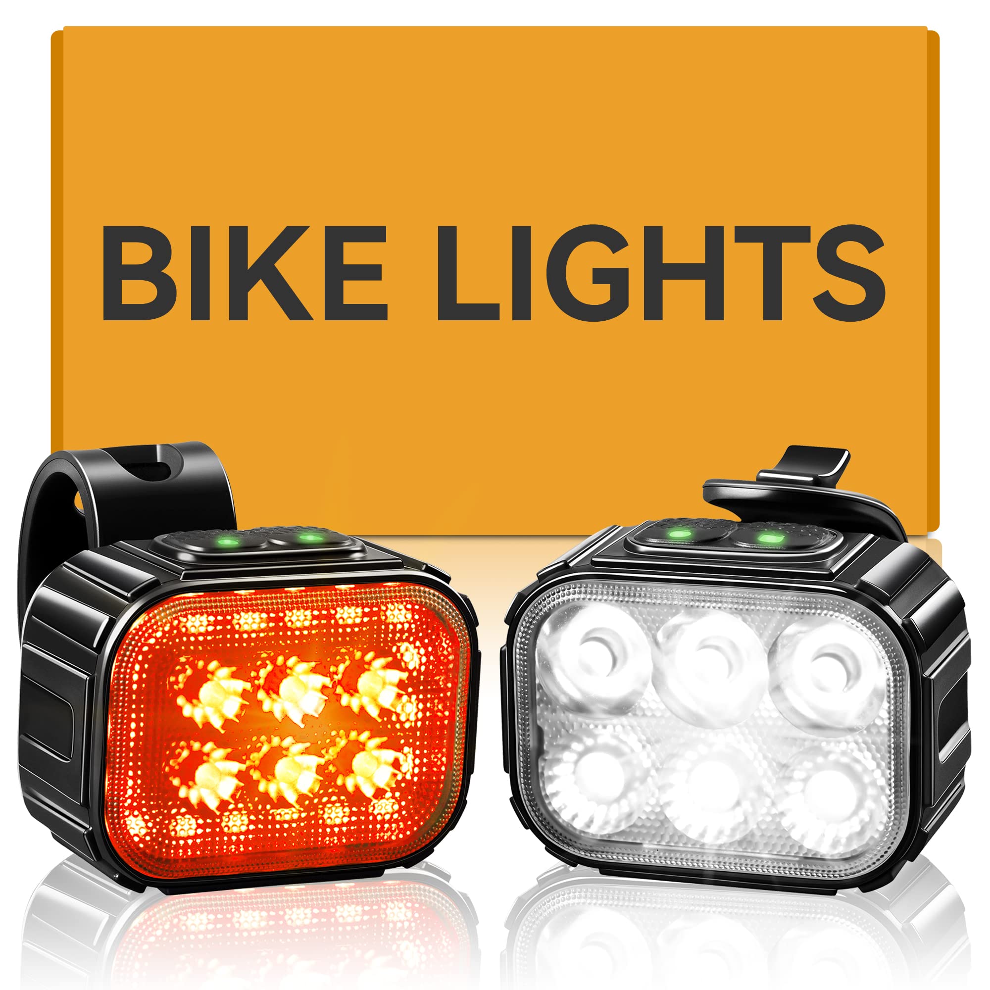 Dothnix Ultra Bright LED Bike Light Set - Waterproof Bicycle Headlight & Taillight for Night Riding Safety | Front & Rear Bike Lights for Adults, Kids & Strollers | Perfect for Commuting, Cycling & Outdoor Adventures