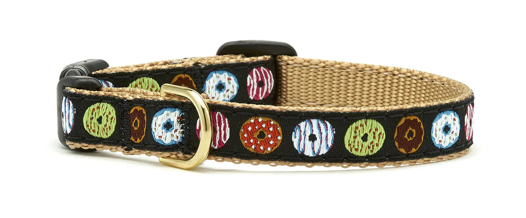 Premium Donut-Themed Dog Collar - Adjustable, Durable & Stylish Pet Accessory for Small & Medium Dogs - Perfect for Daily Walks, Training & Playtime