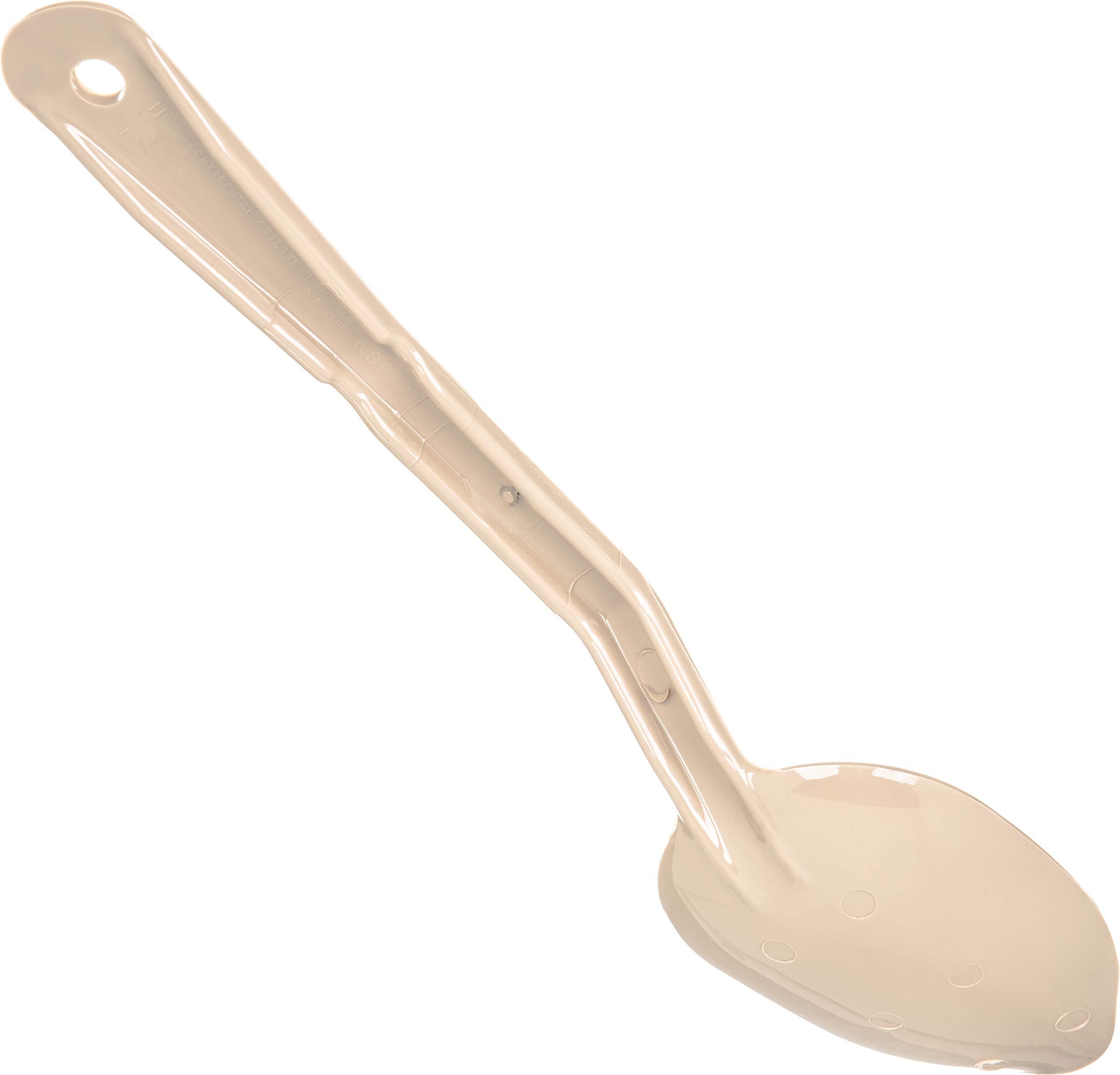 CFS 442006 High Heat Resistant Solid Serving Spoon, 13 Inch, Beige - Perfect for Cooking, Baking, Serving Hot Dishes & Buffet Style Meals