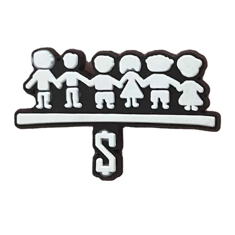 1PCS Cartoon Dollar Money DIY Slipper Accessories - PVC Shoe Charms for Kids & Adults - Fun Birthday Party Gifts & Shoe Decorations (Great for DIY Crafts, Costume Parties, and Unique Gift Ideas)