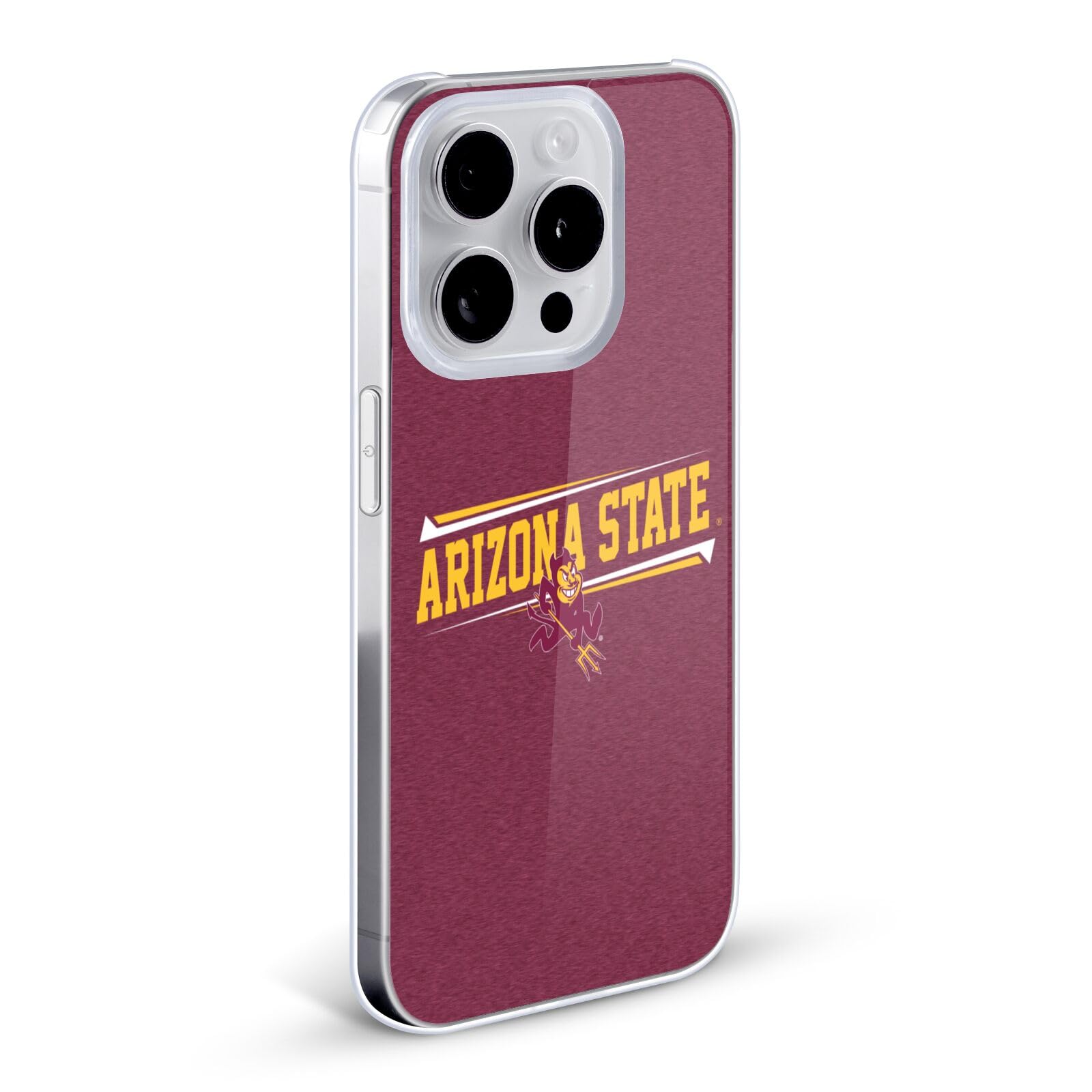 Official Arizona State University ASU iPhone 7 Plus/8 Plus Hard Case - Licensed Double Bar Design - Perfect for School Pride & Game Day Protection