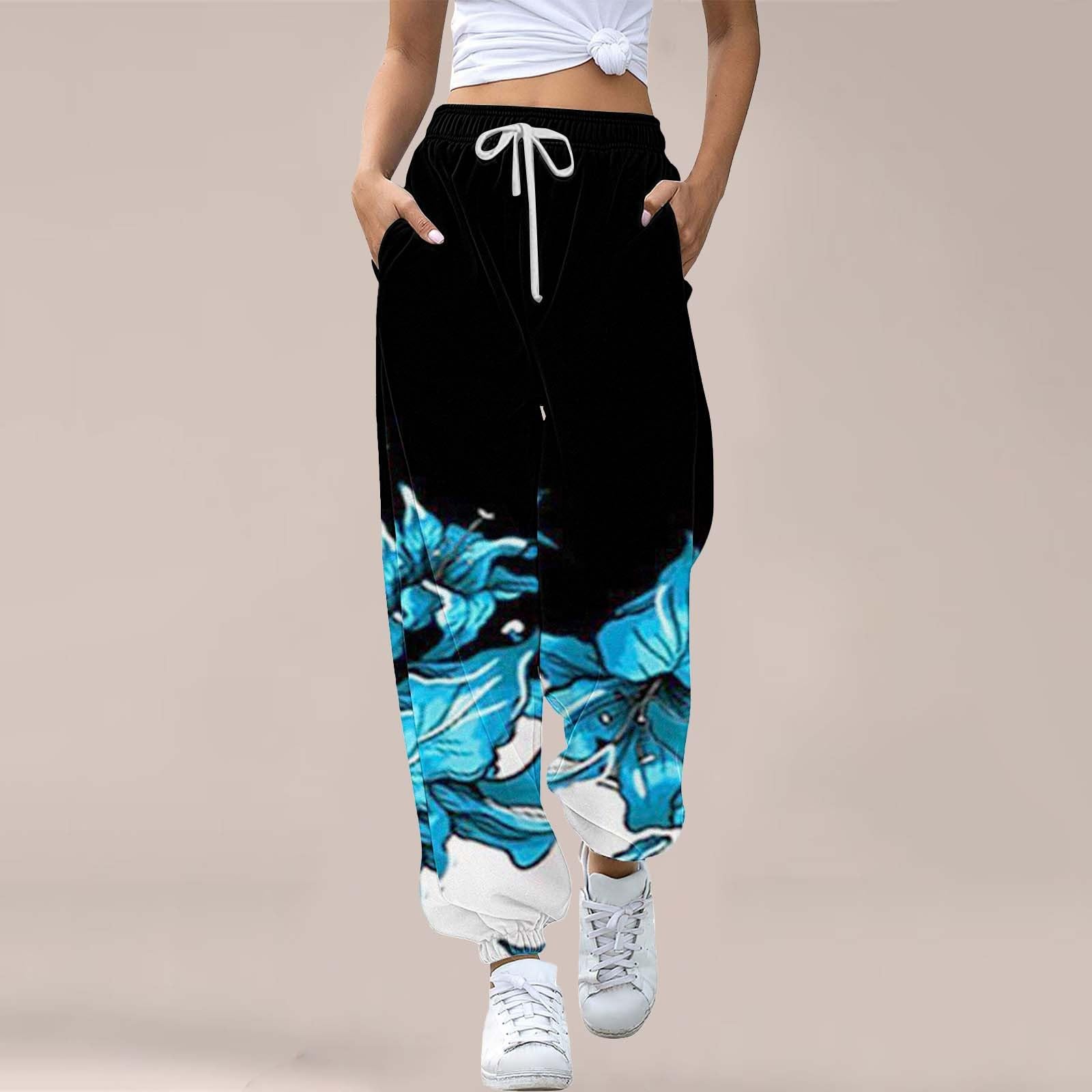 Women's High Waisted Straight Leg Sweatpants - Yoga Workout Pants with Pockets, Casual Joggers for Lounge, Running & Everyday Wear
