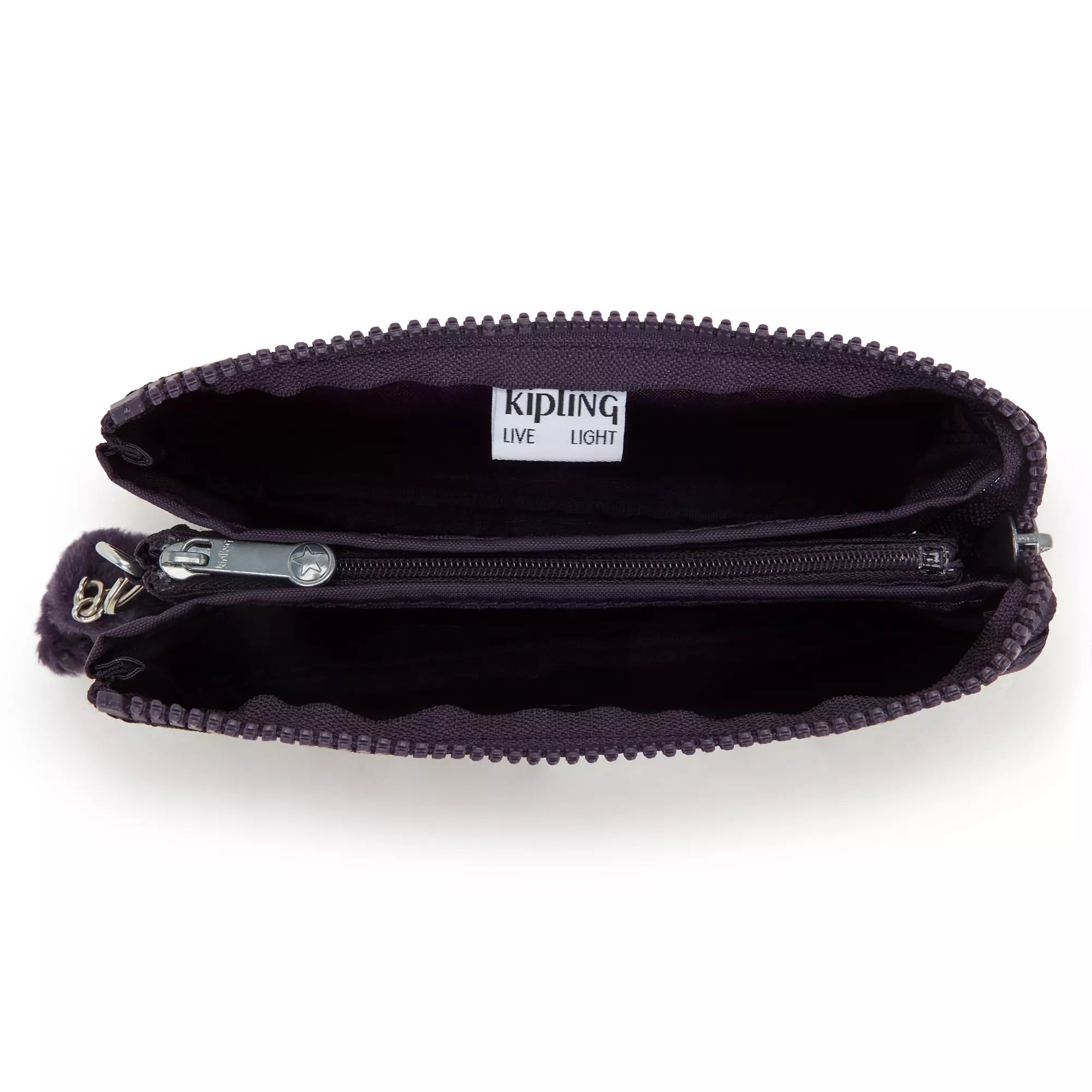 Kipling Creativity Large Pouch - Ultimate Plum Crossbody Bag for Women | Perfect for Travel, Work & Everyday Essentials Organization