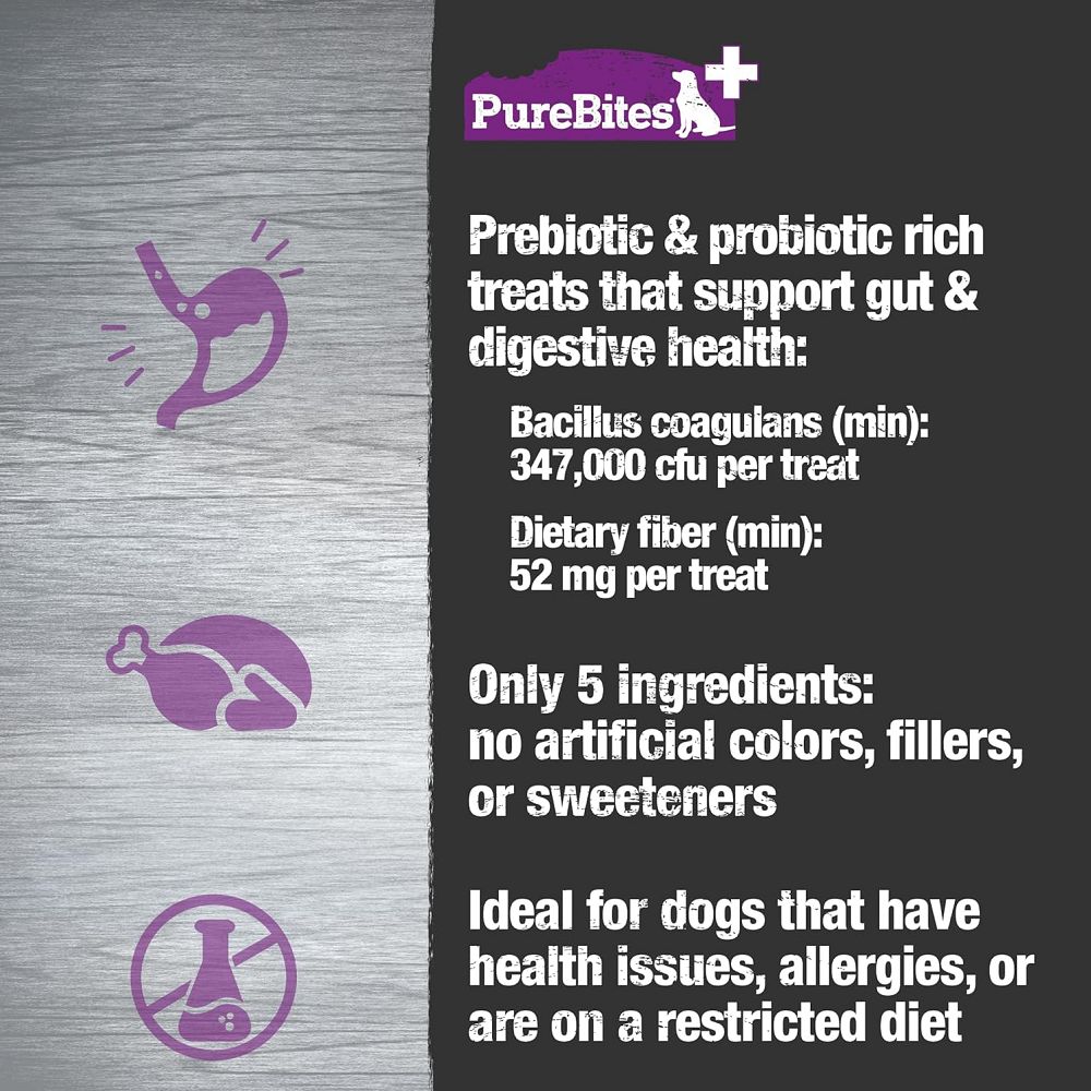 Premium Freeze Dried Dog Treats for Gut Health & Digestion Support - Natural Probiotic Snacks for Sensitive Stomachs - Perfect for Training, Rewards & Digestive Care