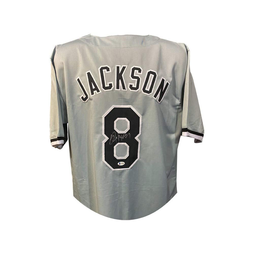Bo Jackson Autographed Chicago White Sox Baseball Jersey with BAS COA - Perfect for Collectors, Fans, and Sports Memorabilia Displays
