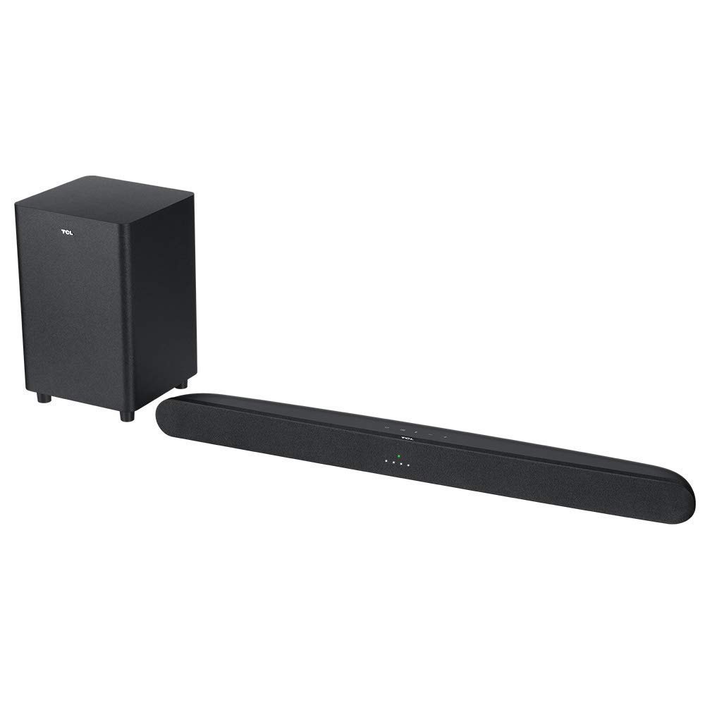 TCL Alto 6+ 2.1 Channel Sound Bar with Wireless Subwoofer | Roku TV Ready | Bluetooth Connectivity | 31.5-inch Home Theater System (Renewed, Black) - Perfect for Movie Nights, Gaming & Music Streaming