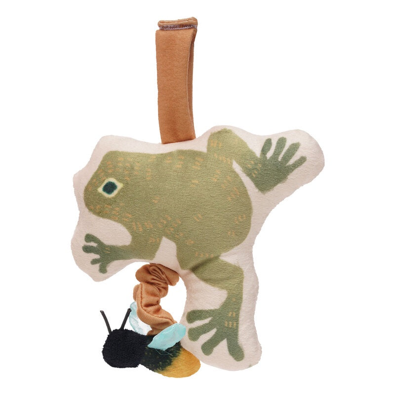 Firefly Frog Baby Travel Toy - Soft & Lightweight Take-Along Plush for Infants & Toddlers - Perfect for Strollers, Car Seats & On-The-Go Playtime