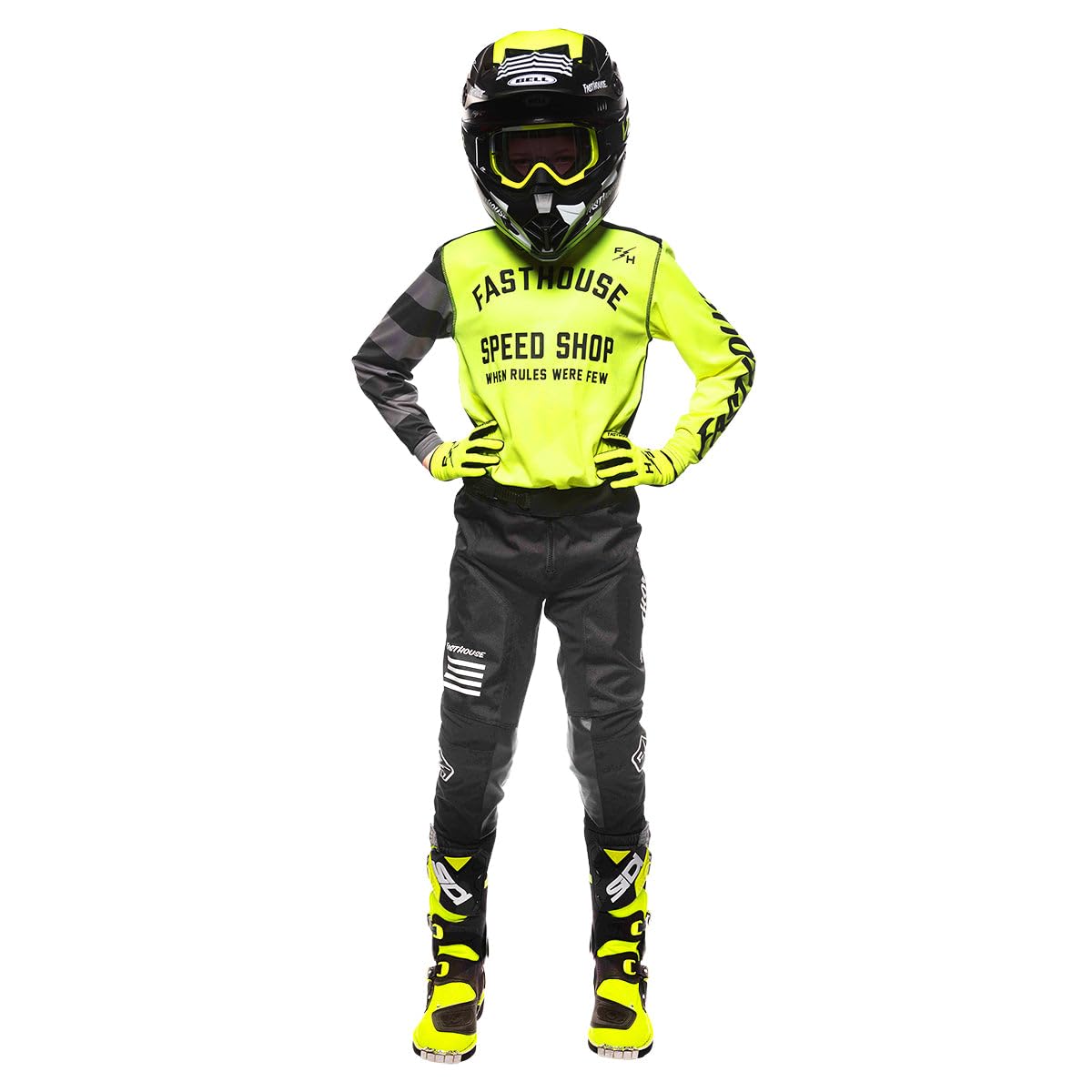 FASTHOUSE Youth Carbon Fiber Cycling Jersey - Lightweight & Breathable Bike Shirt for Boys & Girls - Perfect for Road Biking, Mountain Cycling & Outdoor Sports