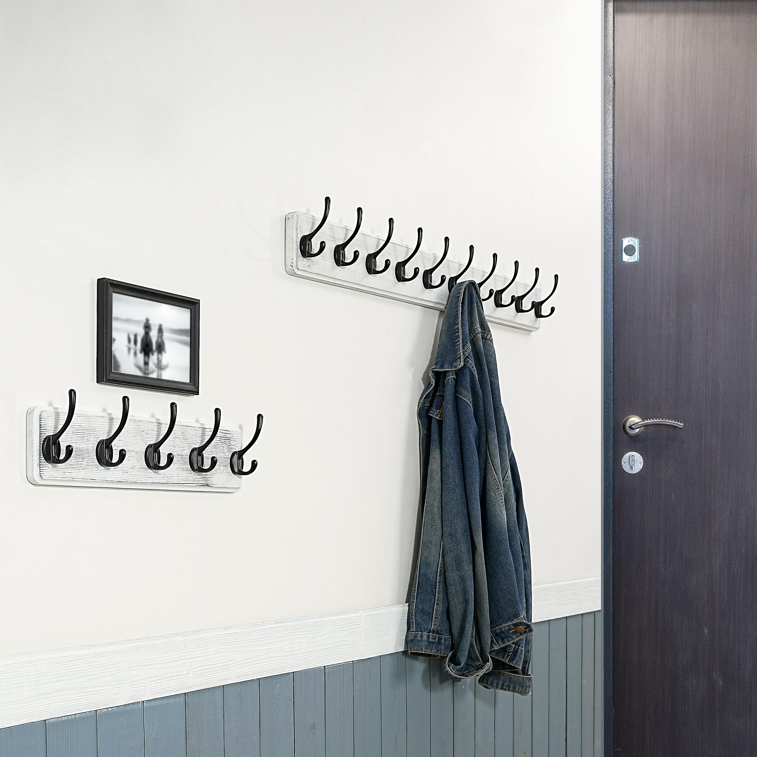 **WEBI 10-Hook Wall Mounted Coat Rack – 38.6