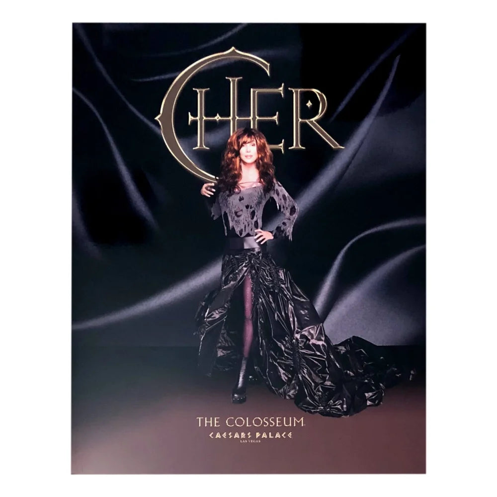 Cher 'If I Can Turn Back Time' 22x28 Poster with COA - Owned by Caesars 5/6/2008 - Perfect for Music Memorabilia Collections & Home Decor