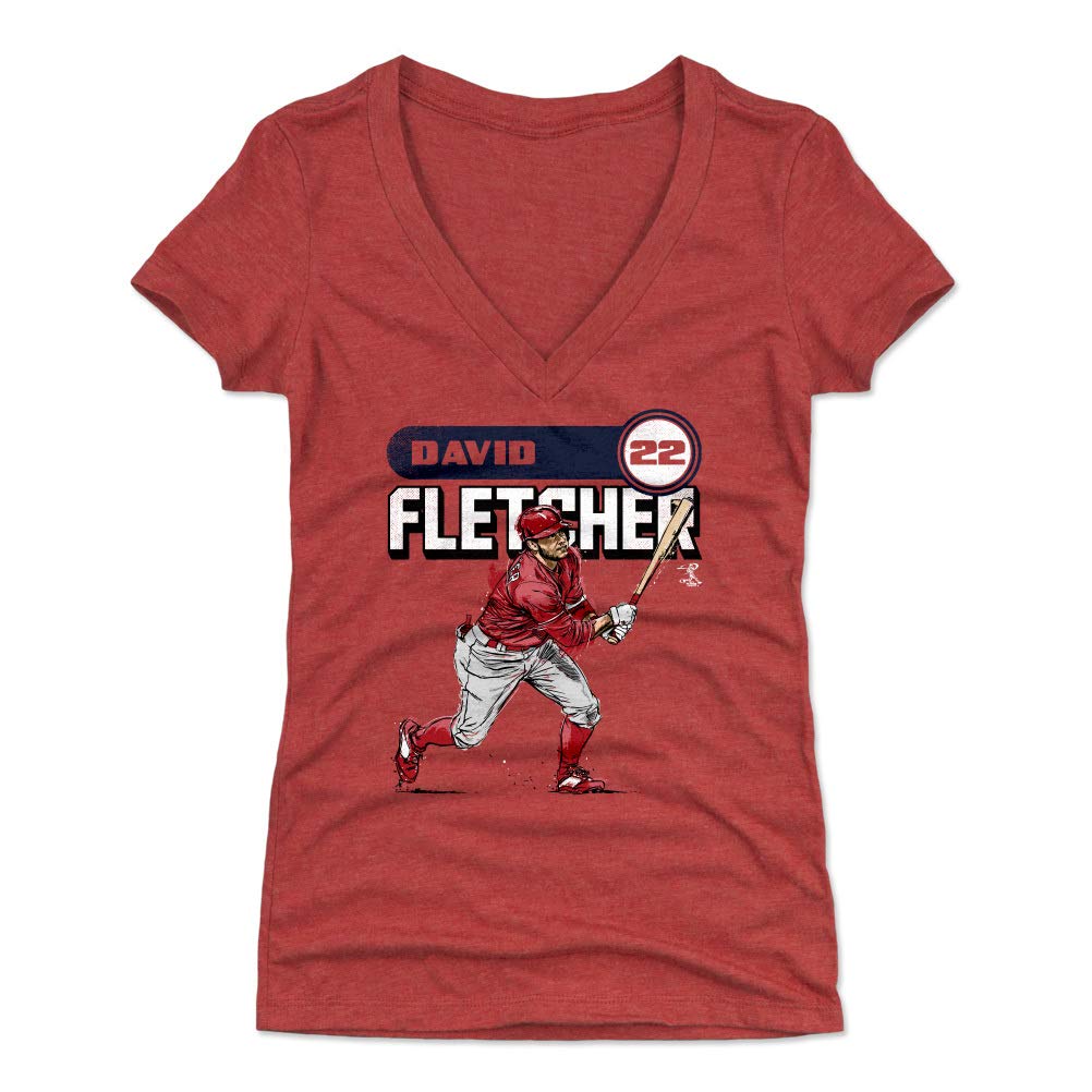 David Fletcher Women's Retro Baseball Shirt - 500 LEVEL Vintage Style Jersey for Women - Perfect for Baseball Games, Sports Events & Casual Wear