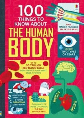 100 Fascinating Facts About the Human Body - Fun Anatomy Learning for Kids & Adults | Perfect for Homeschooling, Science Class & Family Education