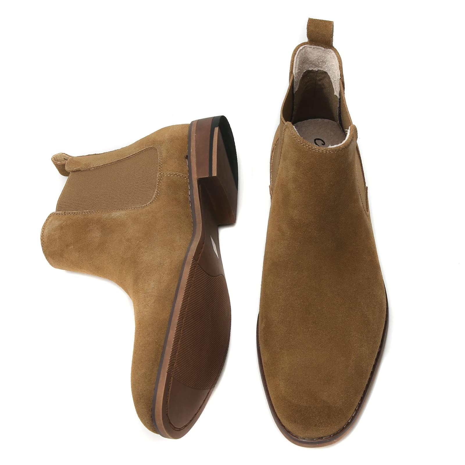 Men's Classic Chelsea Boots - Elastic Dress Boots for Casual Wear | Comfortable & Stylish Ankle Boots for Work, Date & Everyday Outfits