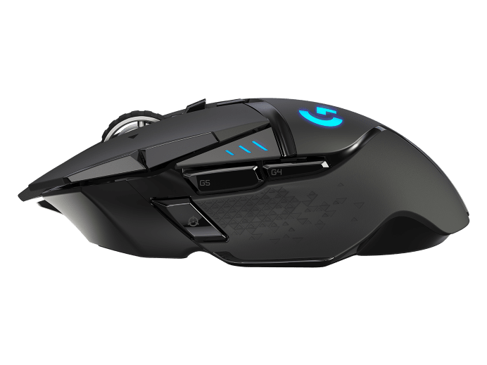 Logitech G502 Lightspeed Wireless Gaming Mouse - High Performance RGB Ergonomic Design for PC & Mac Gaming, Streaming & Esports