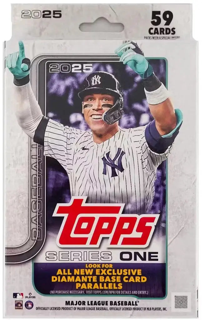 2025 Topps Series 1 Baseball Hanger Box - 36 Trading Cards with Rookies & Stars | Collectible Sports Cards for Fans & Investors | Perfect for Trading, Collecting & Display