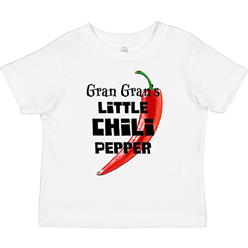 Inktastic Gran Gran's Little Chili Pepper Toddler T-Shirt - Cute Baby Clothes for Boys & Girls - Perfect for Family Photos, Playdates & Everyday Wear