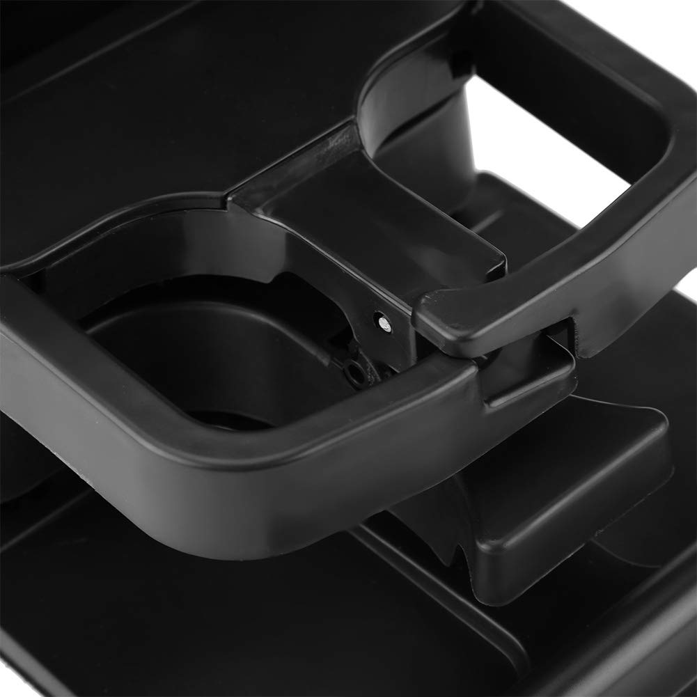 Black Rear Armrest Folding Cup Holder for VW MK5 MK6 Rabbit 1K0862532 - Perfect for Car Travel, Road Trips & Commuting