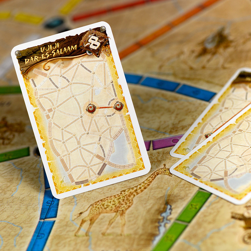 Ticket to Ride: Africa Map Expansion Board Game - Family Strategy Game for Game Nights & Travel Adventures