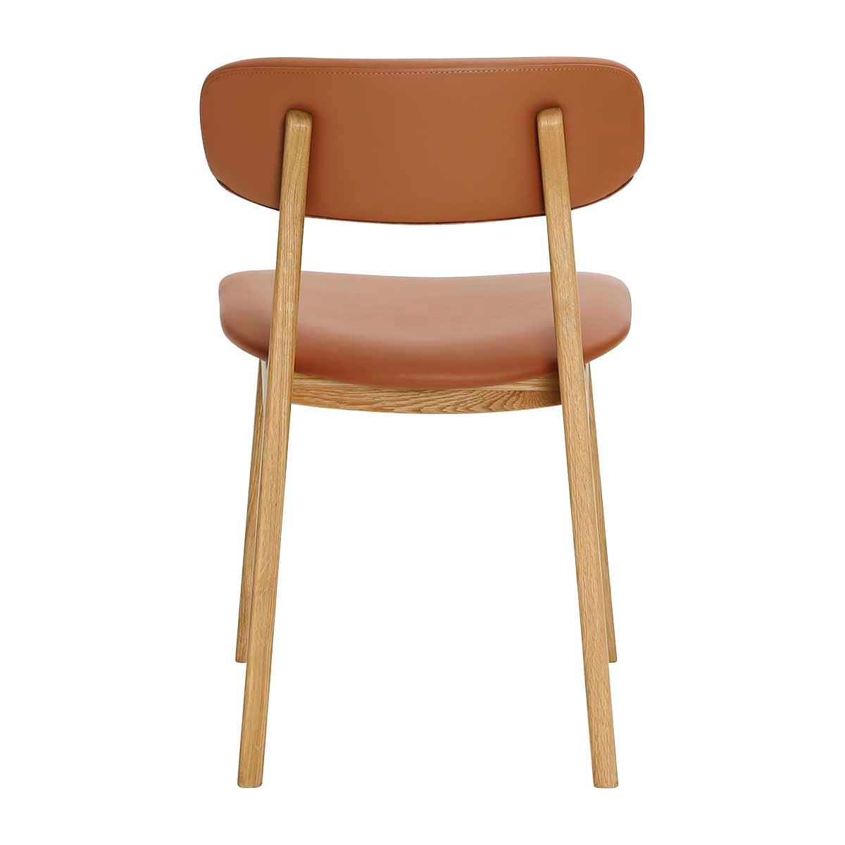 Premium Alaska Leather Dining Chair - Genuine Leather Upholstered, Ergonomic Design for Comfortable Dining - Perfect for Home, Restaurant, and Office Use