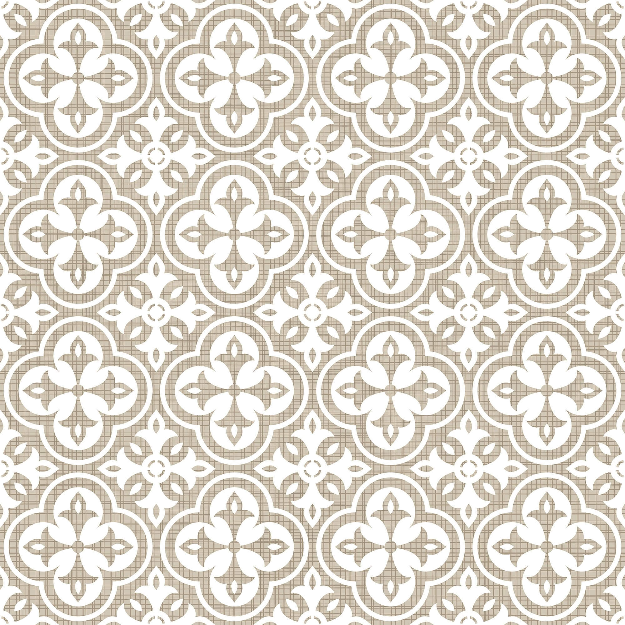 Beige Peel and Stick Removable Wallpaper - Self-Adhesive Global Tile Design for Easy DIY Home Decor - Perfect for Bedrooms, Living Rooms, and Office Spaces